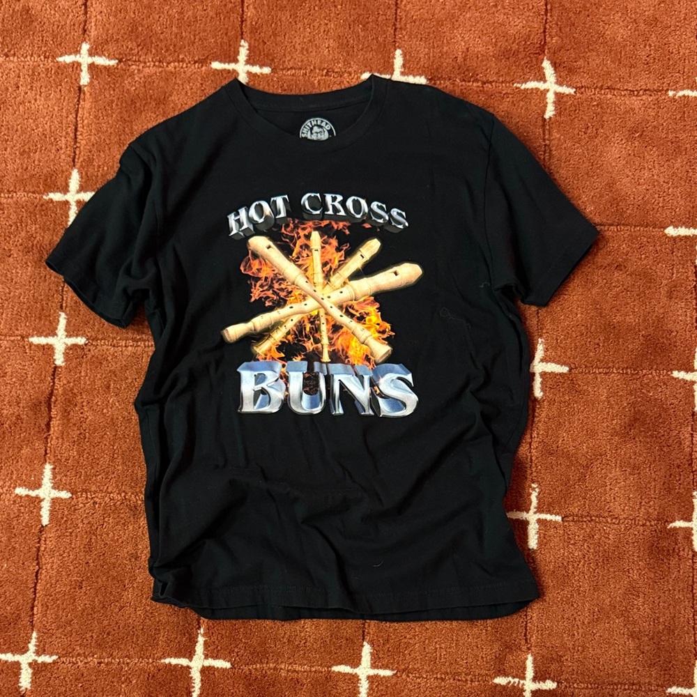Hot Cross Buns metal tee